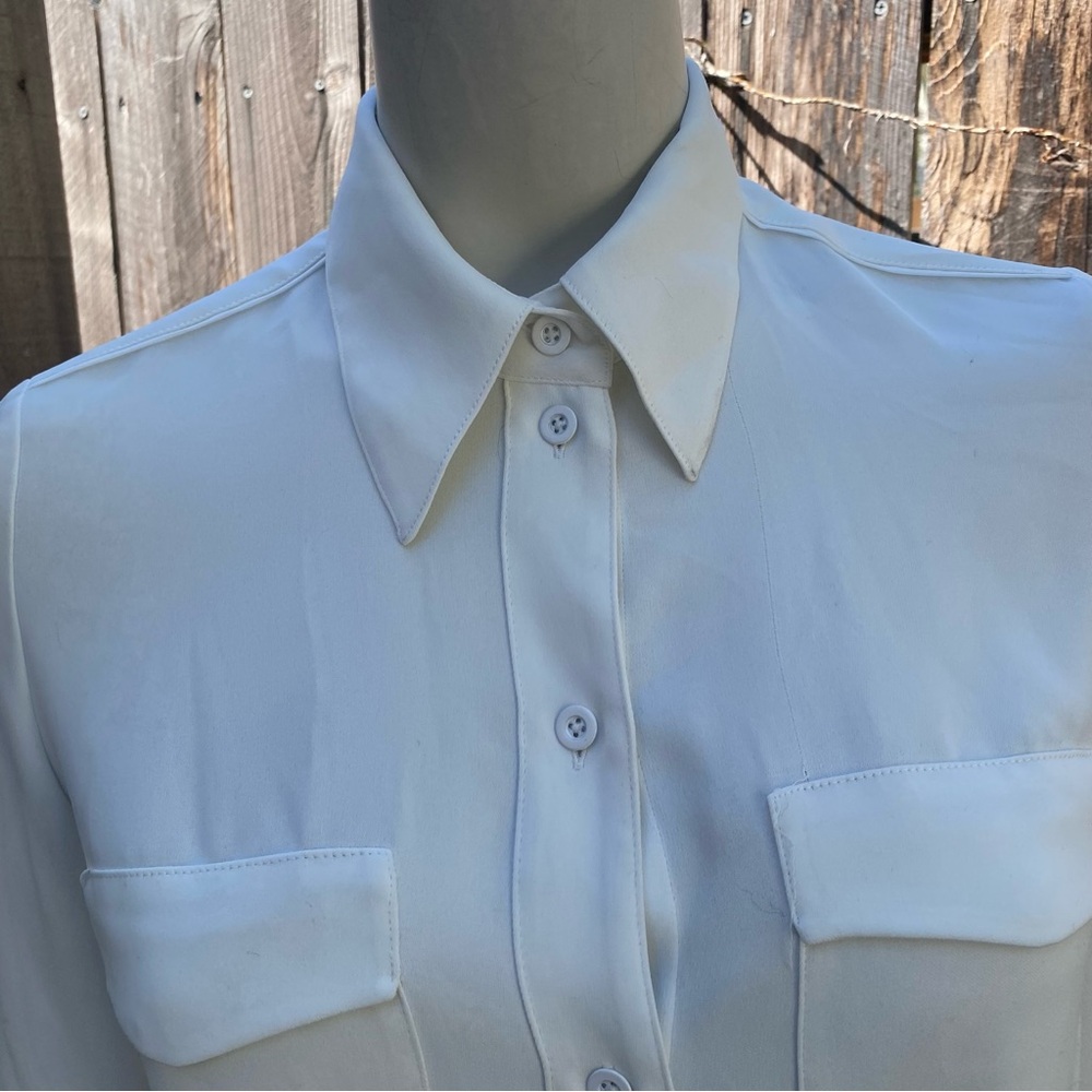 Babaton cream white button -Down Utility Shirt - image 2